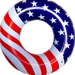 Large Patriotic Inflatable Swim Ring